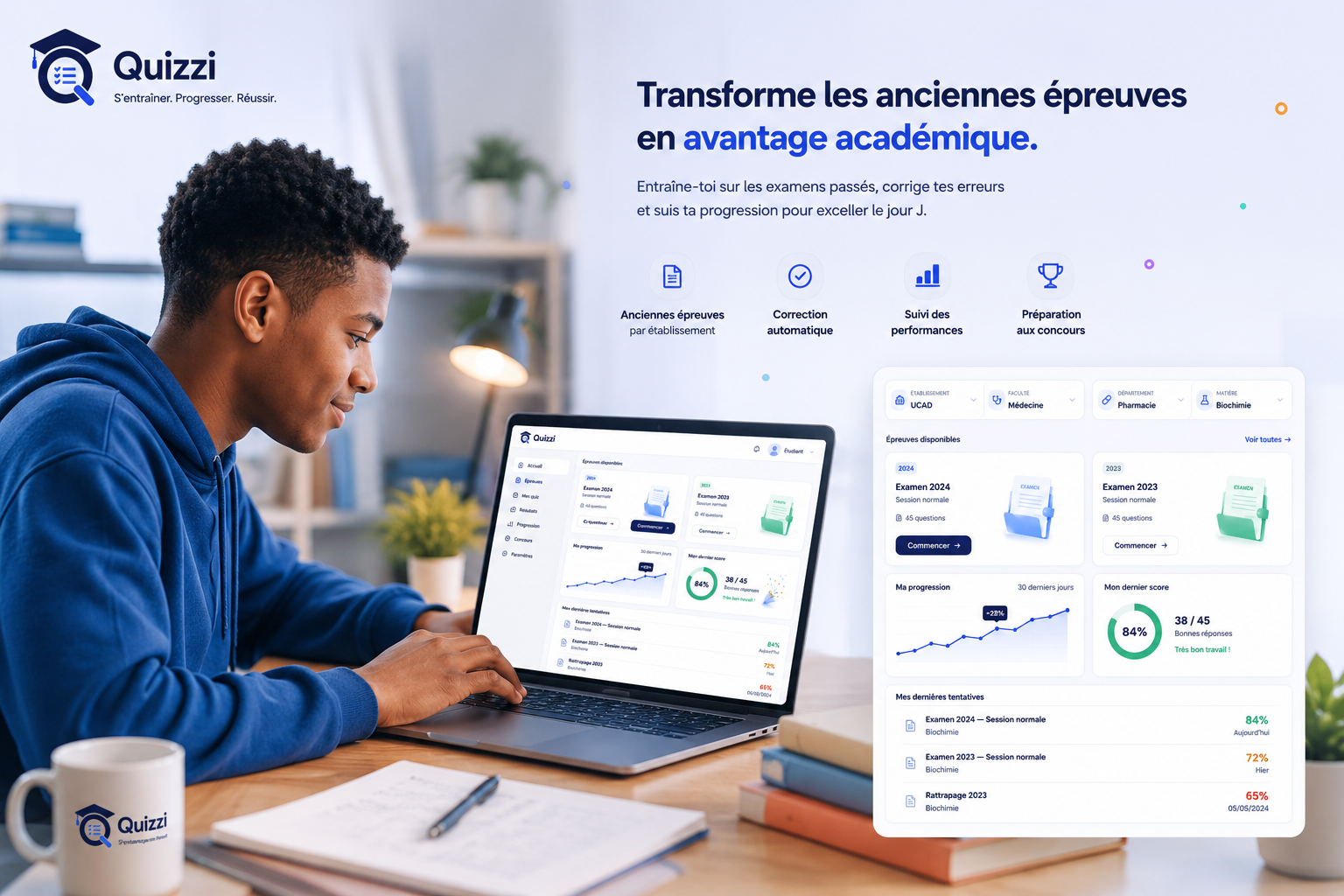 Aperçu du projet Quizzi
